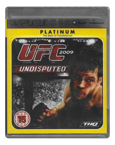 Ufc 2009 Undisputed Platinum Ps3 Semi Novo Mídia Física (Recondicionado)