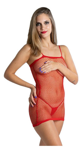 Vestido De Playa En Red Ropa Femenina Ultima Moda Mujer Dama