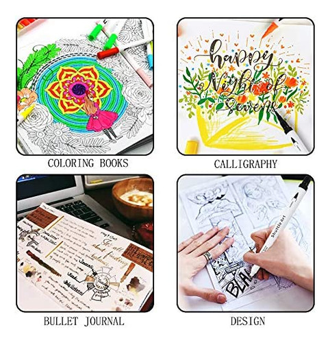 Shuttle Art 120 Colores Rotuladores De Doble Punta Con 1 Lib