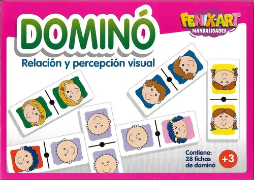 Dominó Didáctico: Relación Y Percepción Visual, Caritas