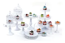 Comprar Juego De Soportes De Metal Para Pasteles Y Postres, 12 Pzs