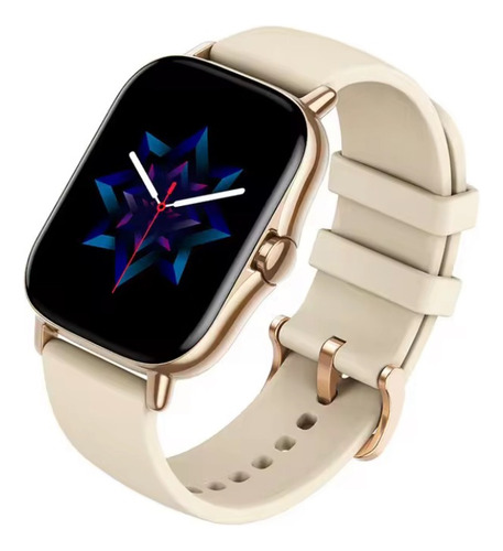 Smart Watch Reloj Inteligente Compatible Con Ios Y Android Dorado Mesh Beige Negro