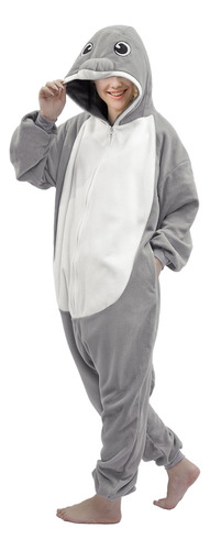 Disfraz De Delfín Adulto Dolphin Onesie Para Mujer Color Talle