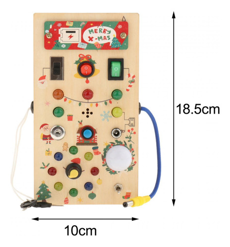 Tablero Ocupado Iluminado, Juguete De Aprendizaje Sensorial,