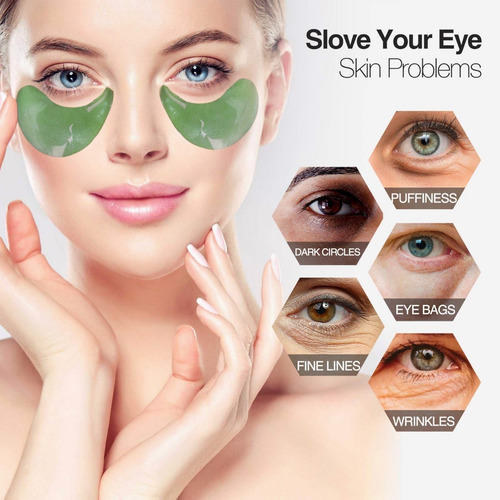 Imagen 3 de 10 de Parches Hidratante Hydrogel Aminoacidos Elimina Ojeras 60pcs