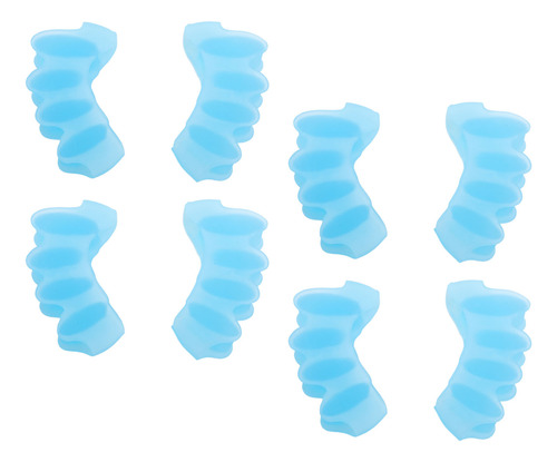 Separador De Dedos De 8 Piezas De Silicona, Diseño Ergonómic