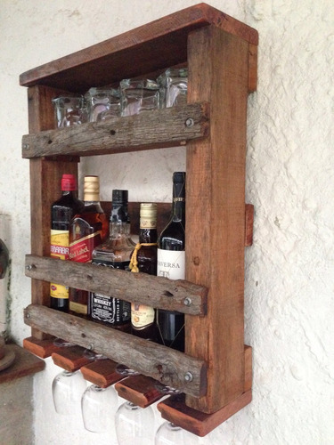 Repisa - Bar De Pared Rústico