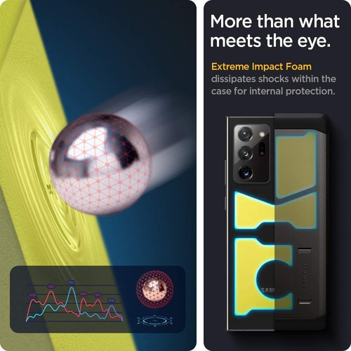 Case Spigen Tough Armor Para Galaxy Note 20 Ultra Gunmetal
