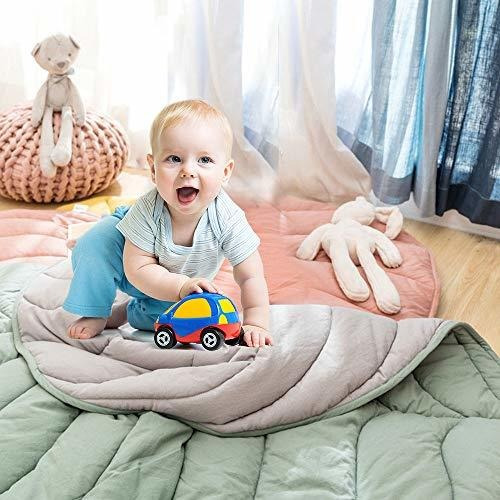 Alfombrilla De Juego Para Bebés Varipowder, De Algodón, De 5