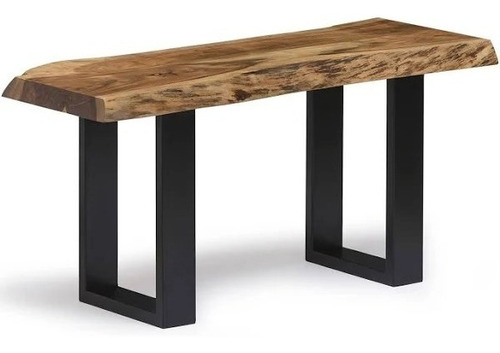 Alaterre Alpine Natural Live Edge Wood 36 In. Bench