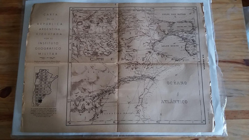 Mapa Inst.geog.militar Diario La Prensa 9 Febrero 1933