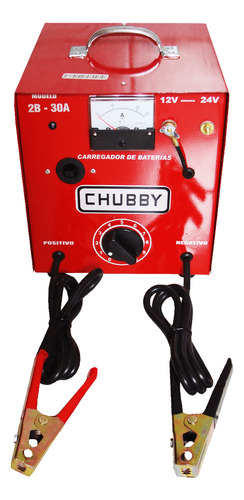 Carregador Bateria Automotivo 12v 30ah Bivolt Chubby 2b-30a