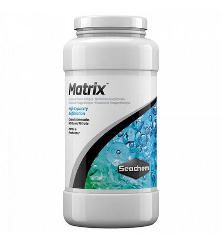 Biofiltro Premium Acuario Seachem Matrix 500 Ml/ 200 Grs