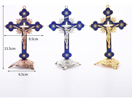 Figuritas De Crucifijo Y Soporte, Estatuas De Jesucristo En