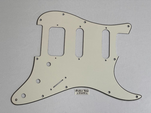 Escudo Branco Hss Para Humbucker Sem Cover Padrão Fender