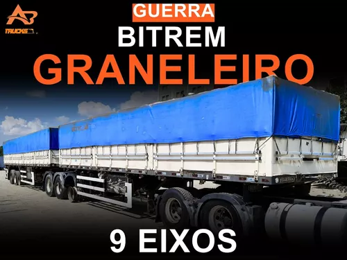 BITREM GRANELEIRA 9 EIXOS - CURTO (comprimento: 80cm) - CAVALO