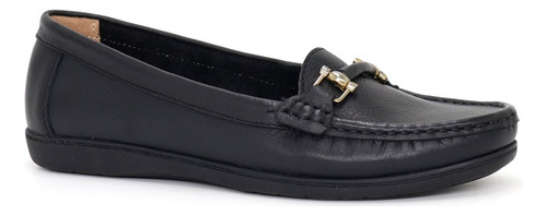 Zapato Mocasin De Dama Par&ss Kn24i2-04 Negro