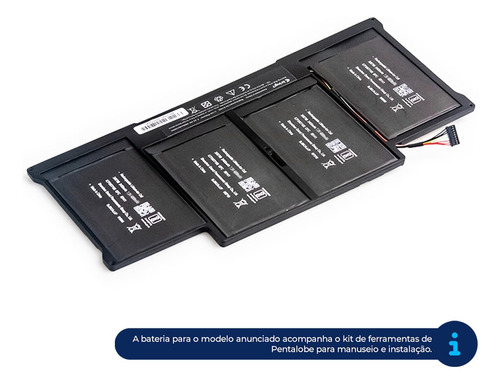 Bateria Para Macbook Air 13 A1405 - A1466 A1369 A1496 - Nova
