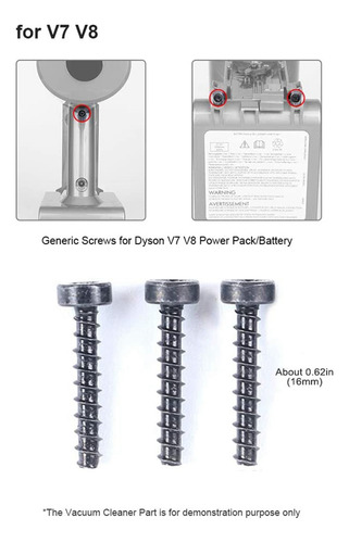 30 Tornillos Y Clavos Para Aspiradora Inalámbrica V6 V7 V8 V