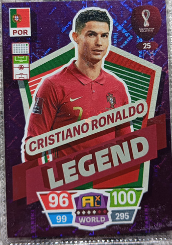 Carta Adrenalyn Xl Cristiano Ronaldo Legend 