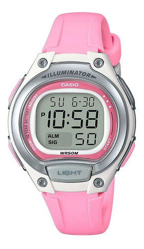 Reloj Mujer Casio Lw-203-4a Rosado Digital / Lhua Store