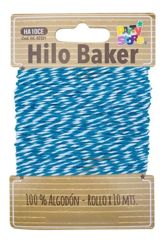 Hilo Bicolor Baker Twine X 10 Metros Varios Colores