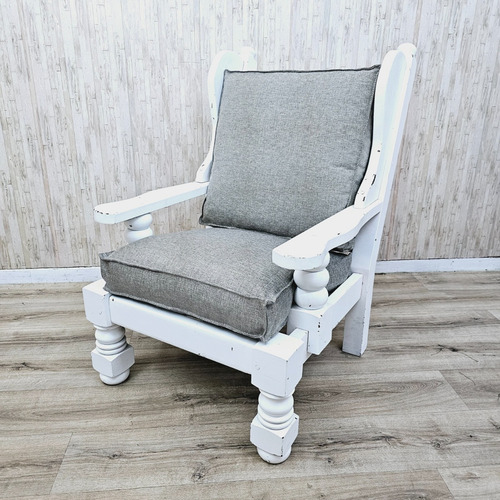 Imagen 7 de 7 de Funda Almohadon 60x60 Cm Chenille Ideal Sillon Algarrobo