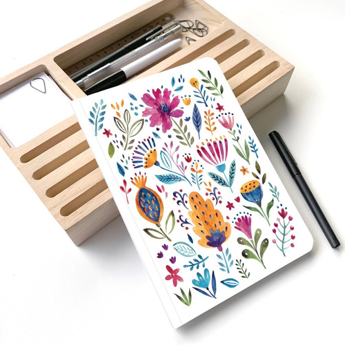 Promo Abril - 4 Cuadernos Rayados A5 - Mil Letterpress