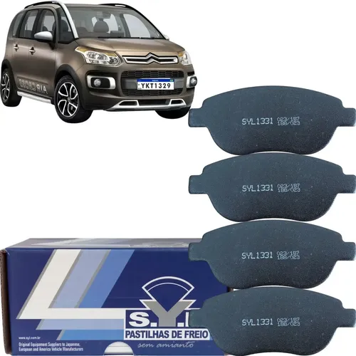 Pastilha De Freio Dianteira Syl Aircross C3 C4 Ds3 207 307