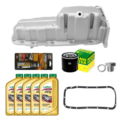 Cárter Corsa Meriva Spin Cobalt +junta + Óleo 15w40 +filtro