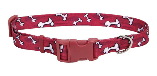 Coastal Pet Collares Para Perro Styles Huesos Rojo Correa X 