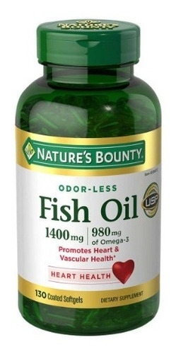 Omega 3 Fish Oil Natures Bounty - Unidad a $1500