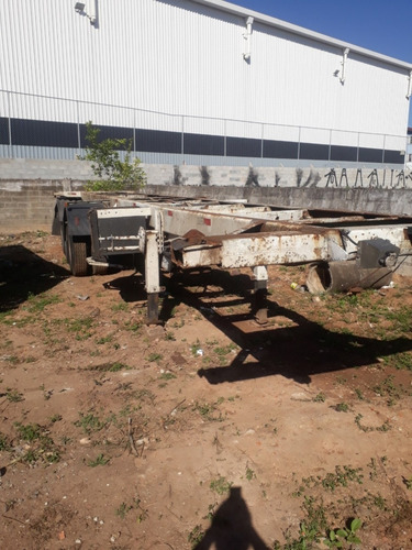 Carreta Porta Container Bug 40 Pes Com Pneus