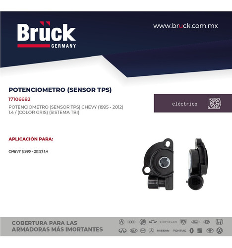 Potenciometro Sensor Tps Chevy 1999 1.4