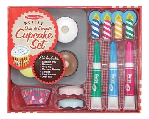 Set Cupcakes De Madera Melissa & Doug