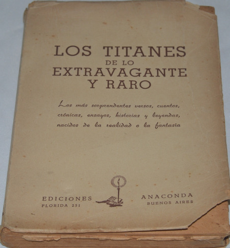 Los Titanes De Lo Extravagante Y Raro Librosretail B46