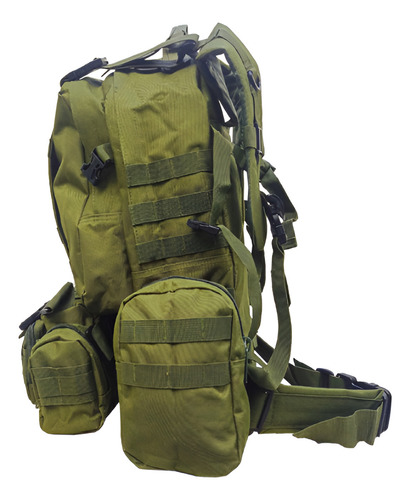Mochila Eagle Claw Military Tactical 40 Litros Color Verde
