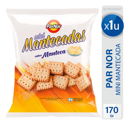 Galletitas Mini Mantecadas Parnor Dulces - Mejor Precio