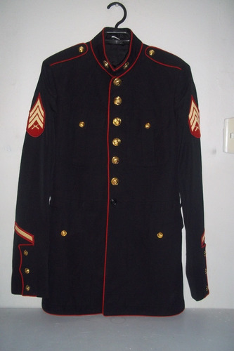 Chaqueta De Sargento Usmc Gala Talla M Long.