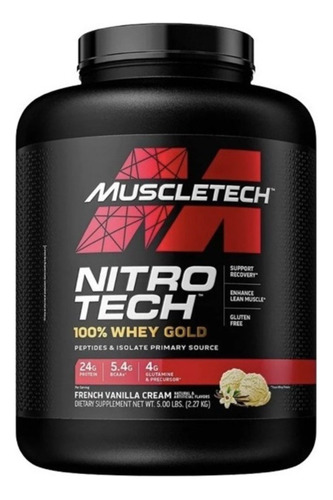 Nitro Tech 100% Whey Gold 5 Lb - L a $61980
