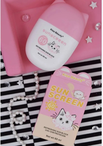 Protector Solar Facial Spf 60 Sunscreen 60 Ml Kiss Beauty
