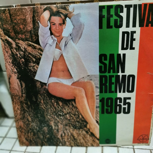 Disco Lp:festival De San Remo- 1965