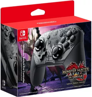 Nintendo Switch Pro Controller Monster Hunter Rise Sunbreak Cor Monster Hunter Rise Edition