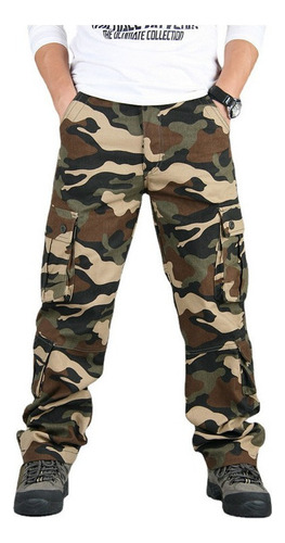 Pantalones De Trabajo De Combate De Camuflaje For Hombre