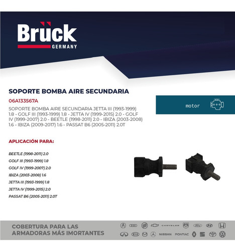 Soporte Bomba Aire Golf A4 99-07 A3 93-99 Jetta A3 93-99