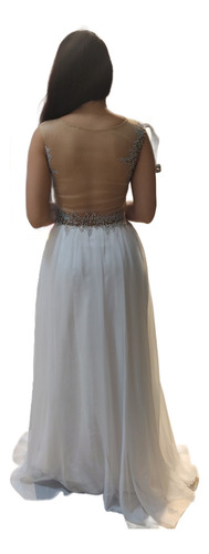 Vestido De Novia Talento Moda Con Tul Brillante Y Pedrería (Usado)