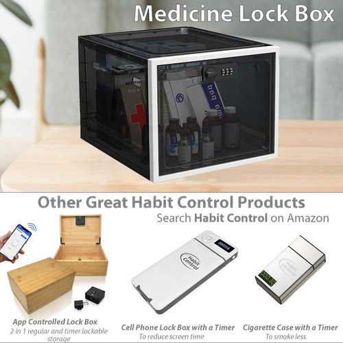 Caja De Bloqueo De Medicamentos Con Bloqueo De Combinación,