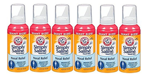 Suero Fisiologico  Arm & Hammer Simply Saline Nasal Mist Tam