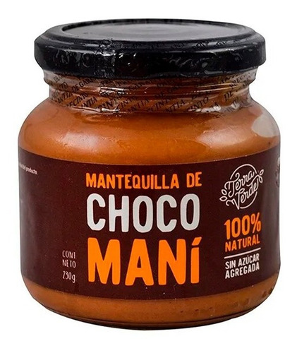Mantequilla De Choco Maní Con Cacao Terra Verde - 230 Gramos