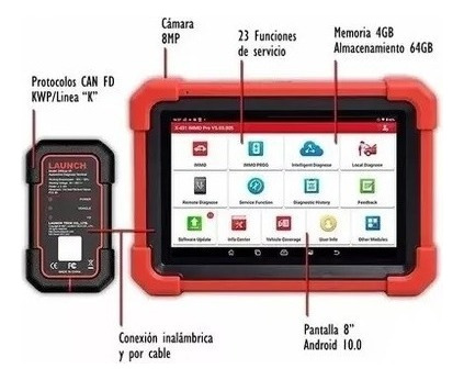 Scanner Launch X431 Pro Plus Nueva Versión 5.0 Can Fd Launch
